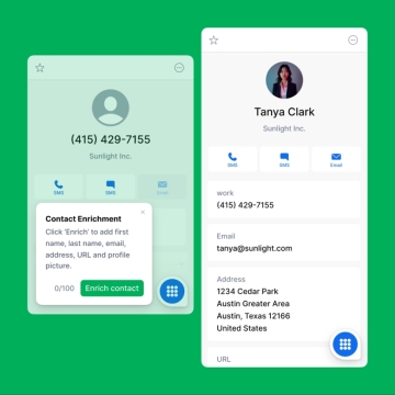 Eliminate manual contact research image