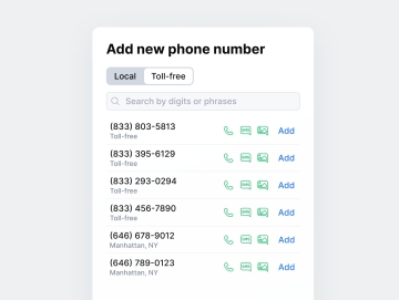 Provide business phone numbers that work anywhere image