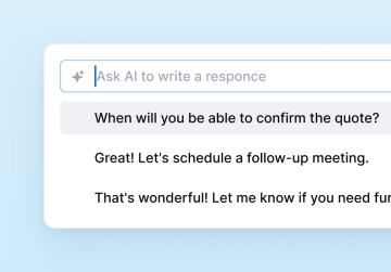 Respond faster across all messages image