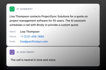 Actionable insights from every conversation image