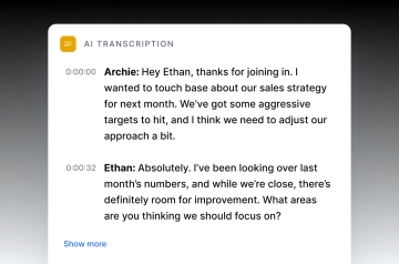 Accurate call and voicemail transcripts image