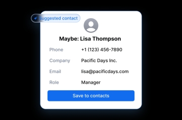 Never Miss a New Contact image