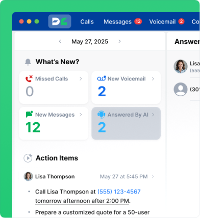 What is DialLink Cloud Phone System banner