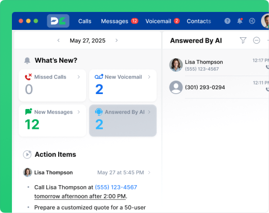 What is DialLink Cloud Phone System banner