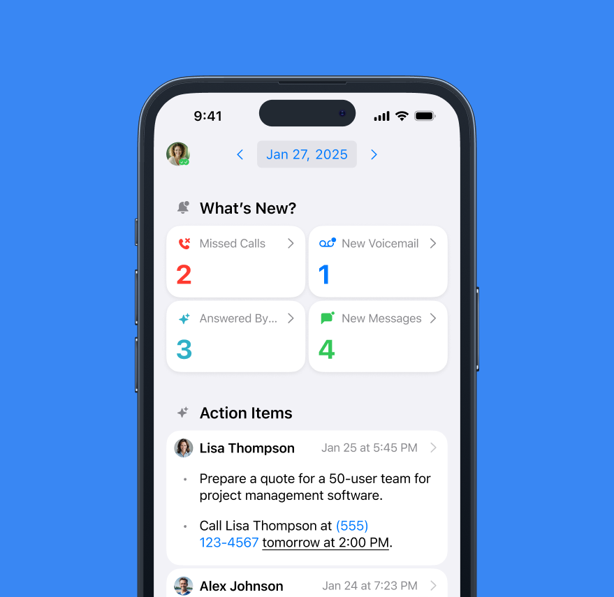 Act faster with AI-captured action items