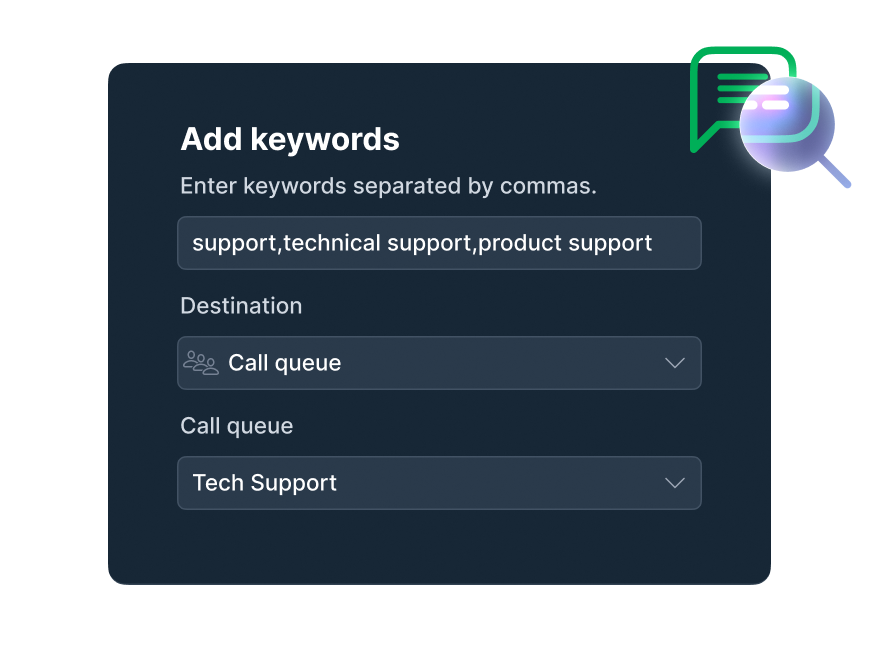 Make call routing more precise image