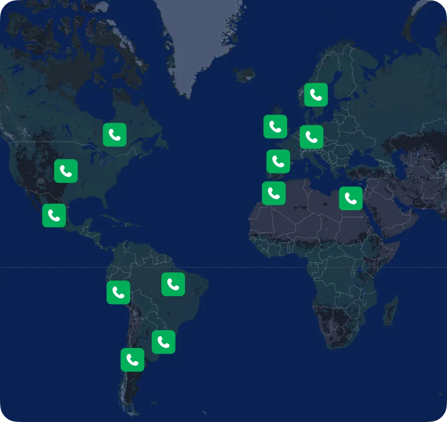 Message anywhere in the world with no hidden fees image