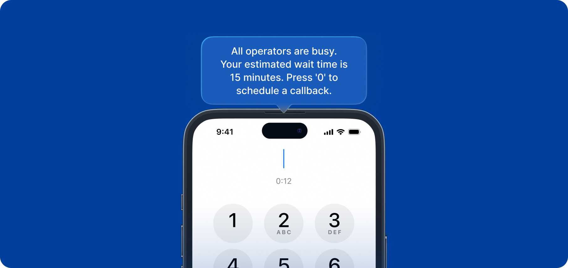 Automated callback flow illustration