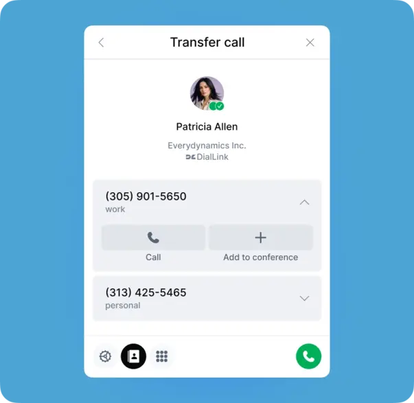 Call any phone number in the call history in one click image