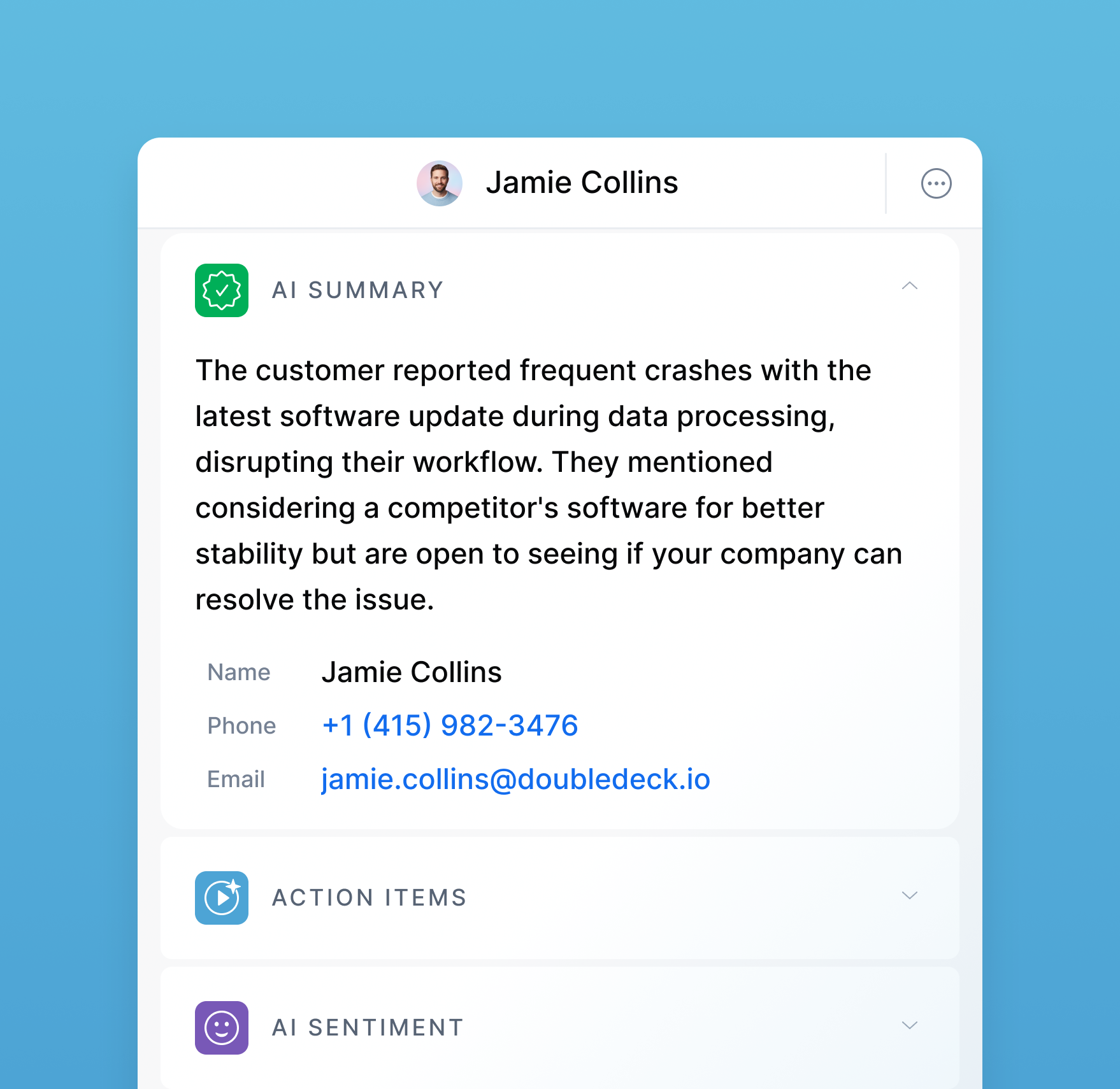 Optimize customer experience with call insights image