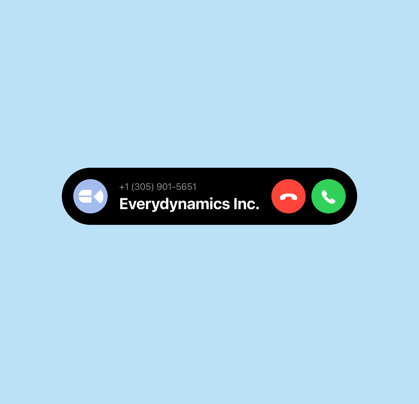 Display caller ID for incoming calls image