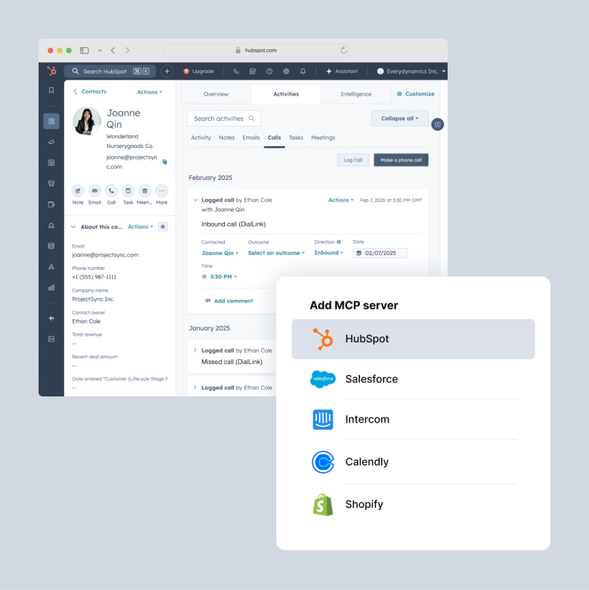 Connect AI voice agents image