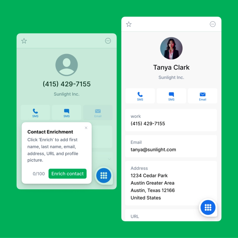 Complete and accurate contact details image