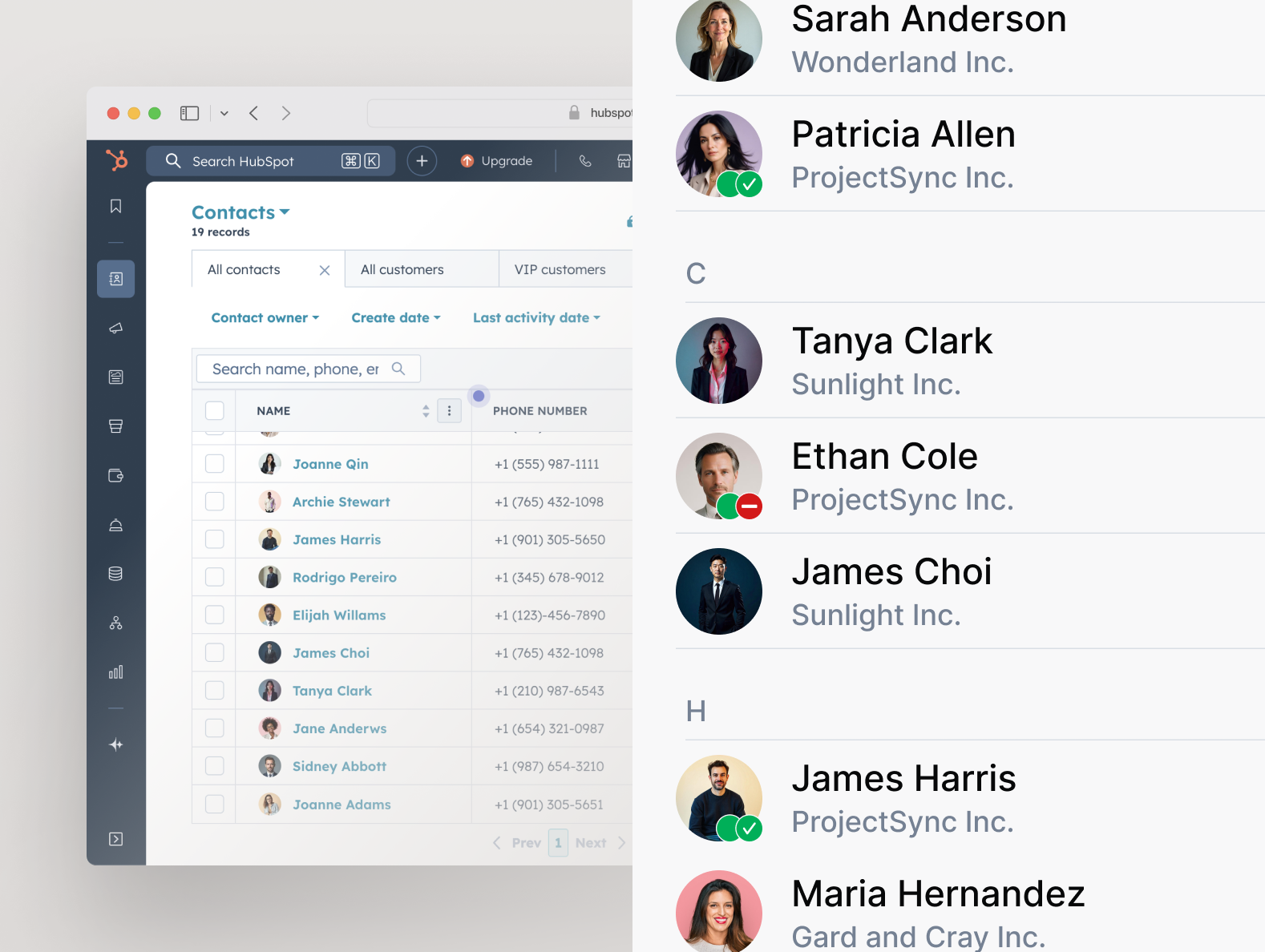 Real-Time Contact Synchronization image