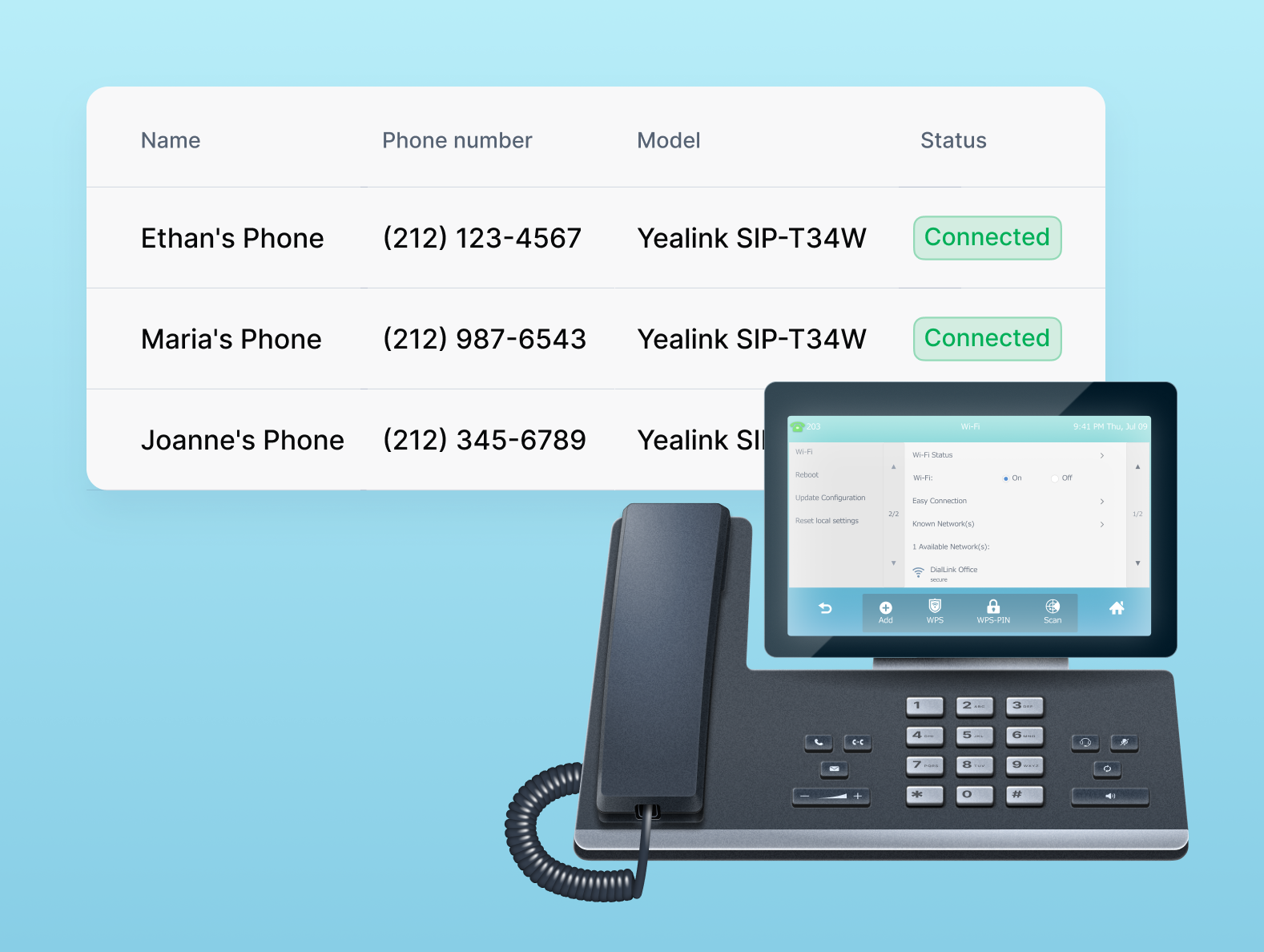 Seamless Desk Phone Setup image