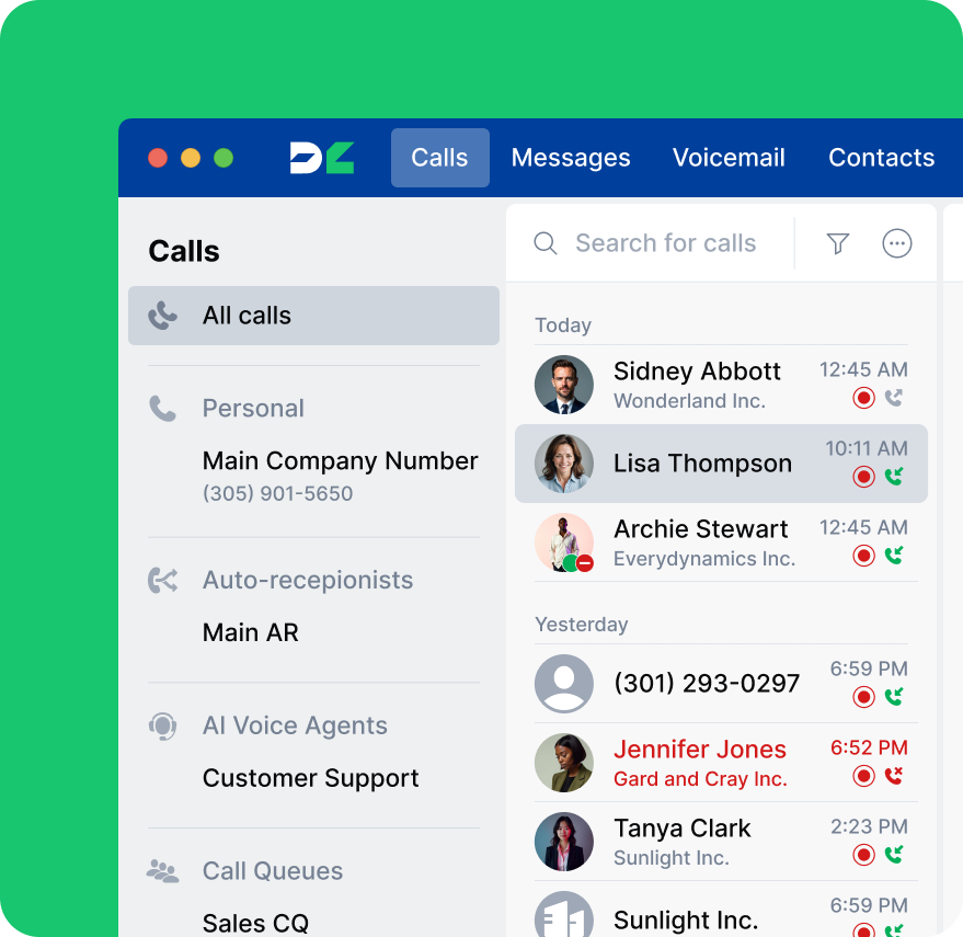 Centralize global and local communications