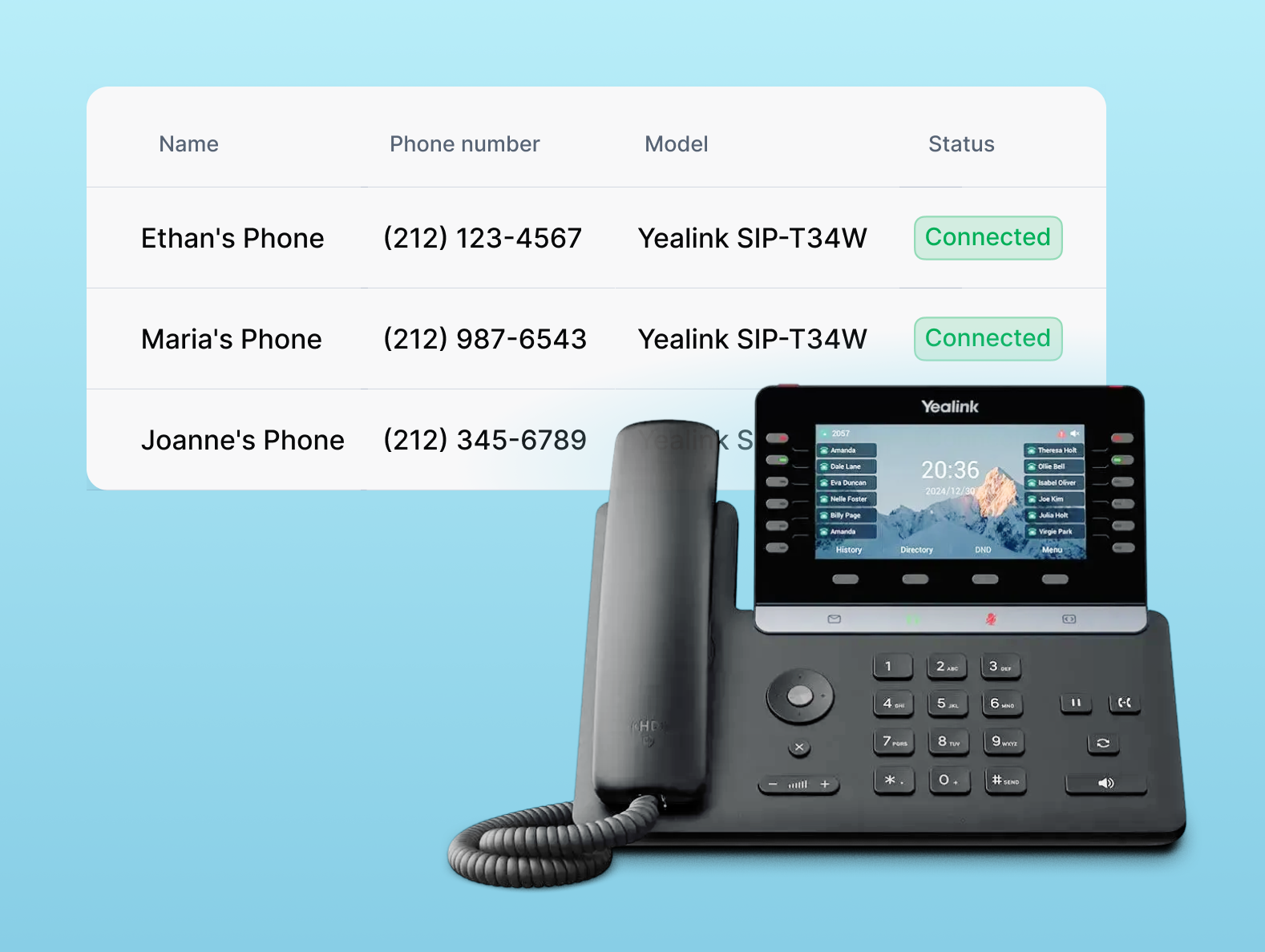 Easy Desk Phone Setup image