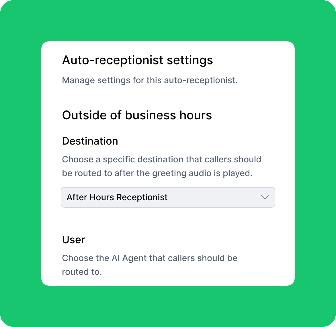 After-hours call handling