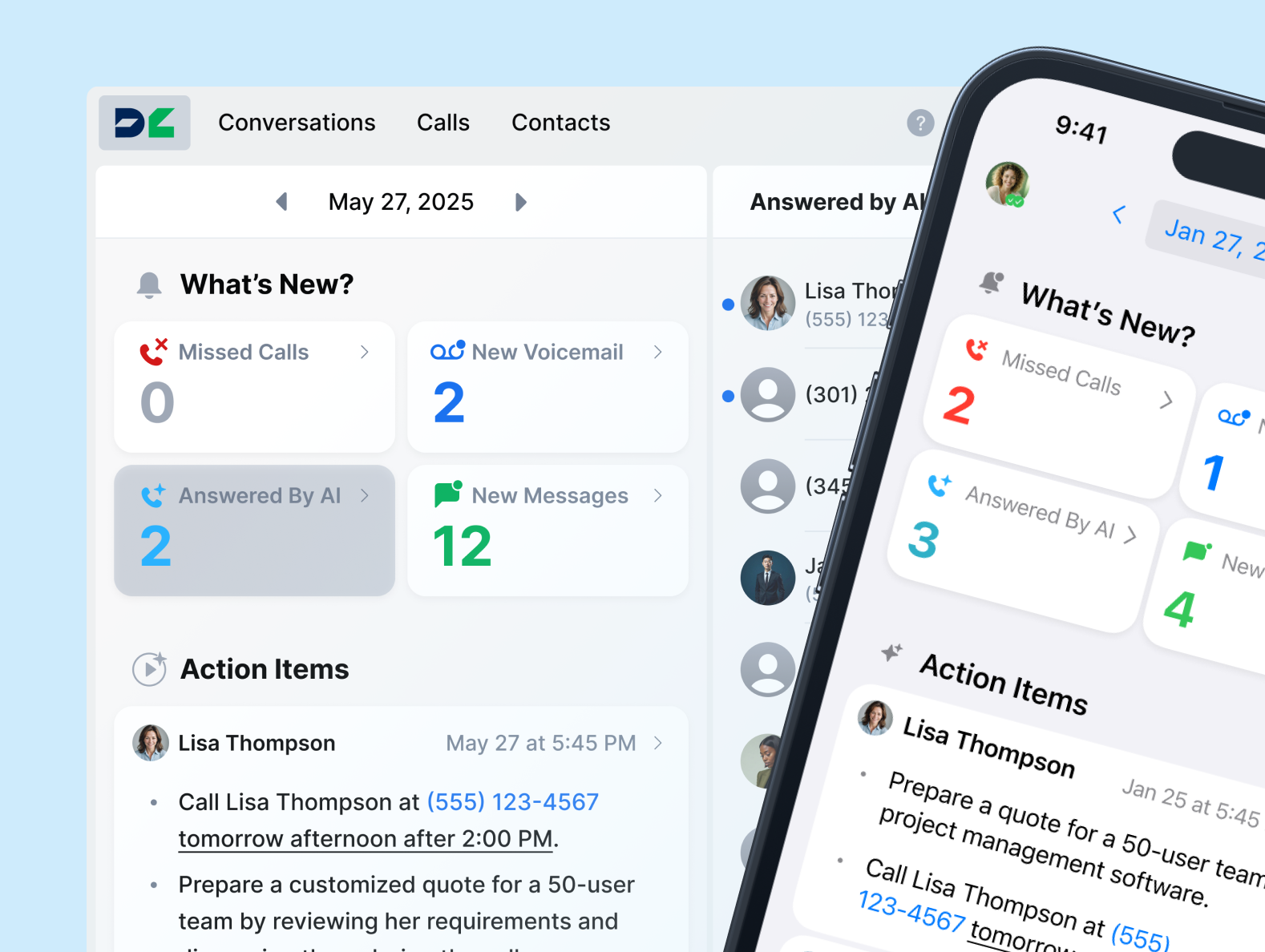 Take your business phone wherever you work image