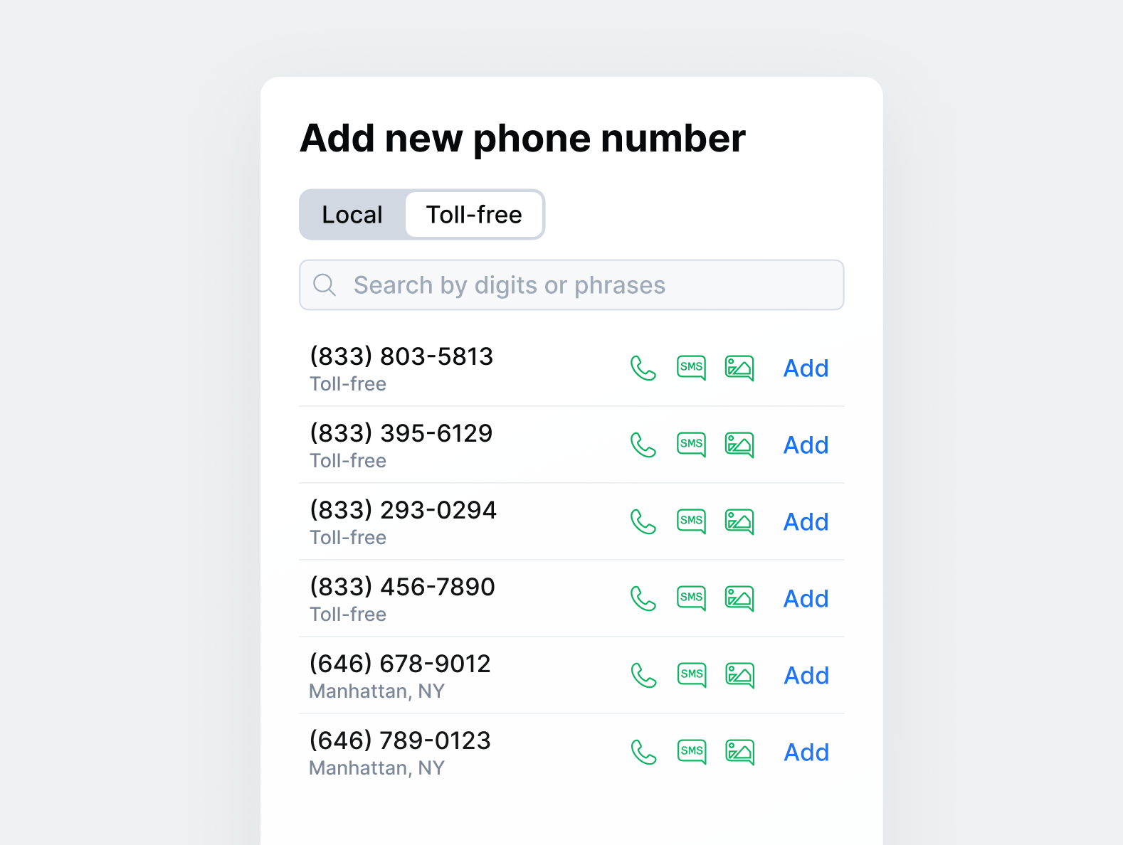 Easily get a dedicated business phone number image