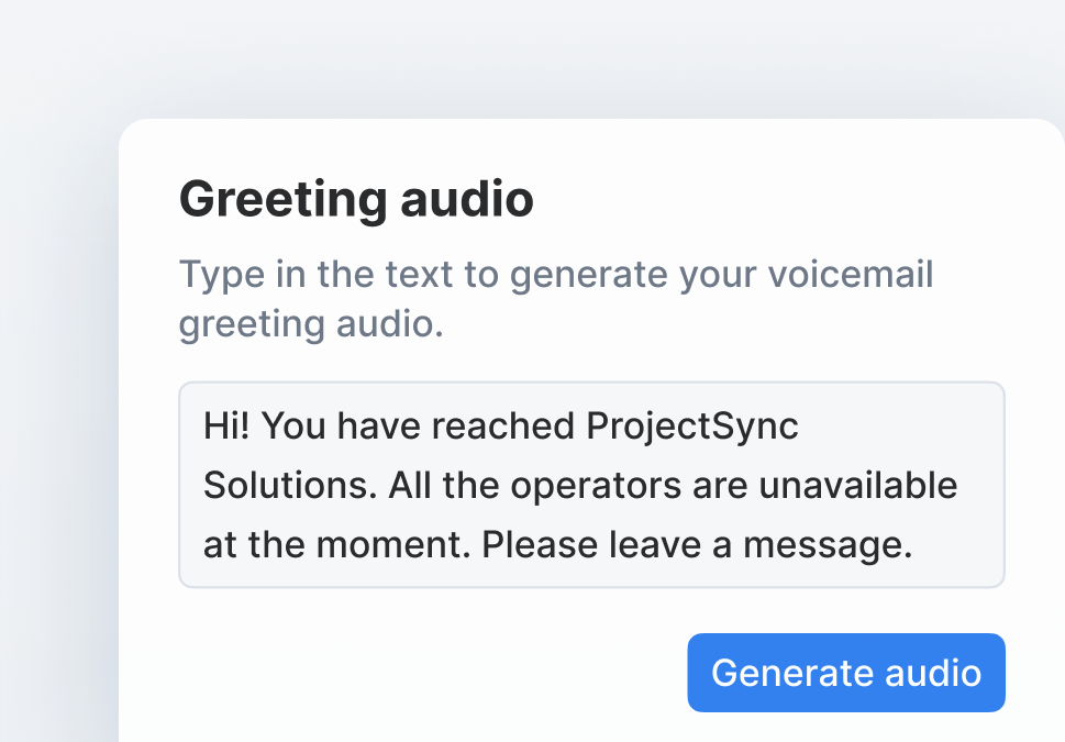 Create professional greetings in seconds image