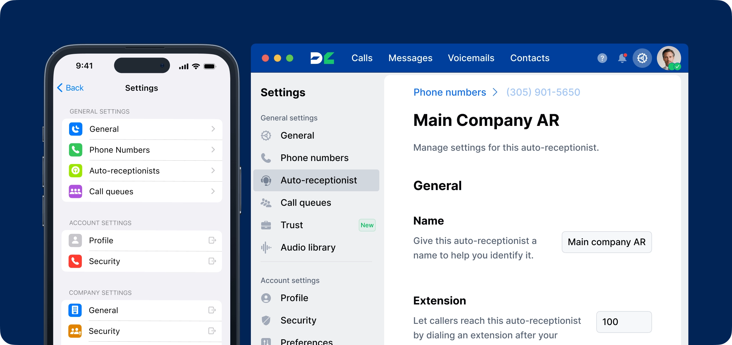 Web-based admin and user portal image