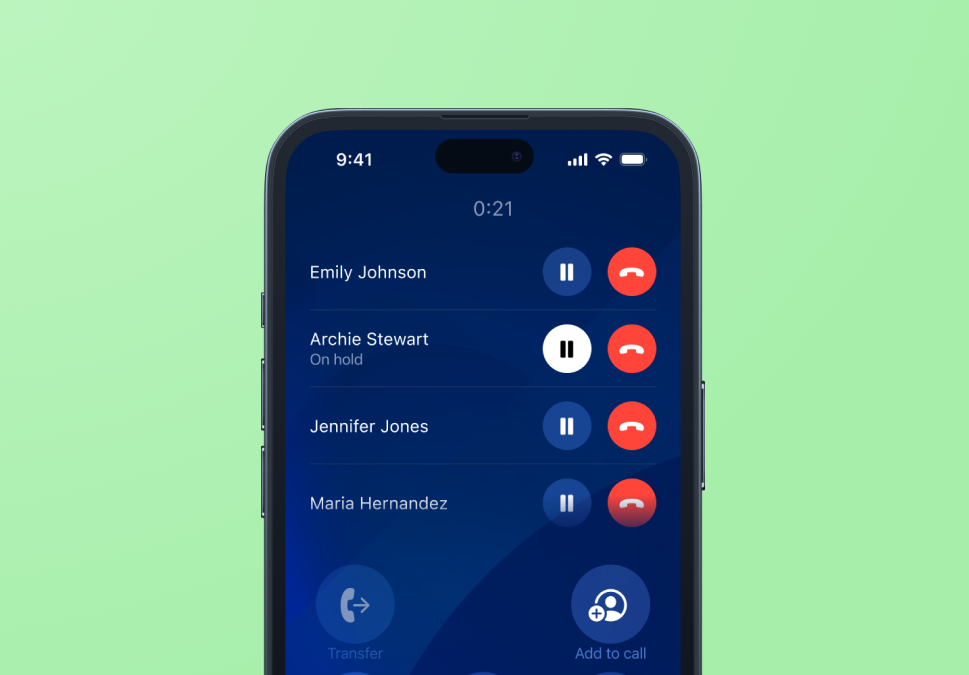 Handle multiple calls with ease image