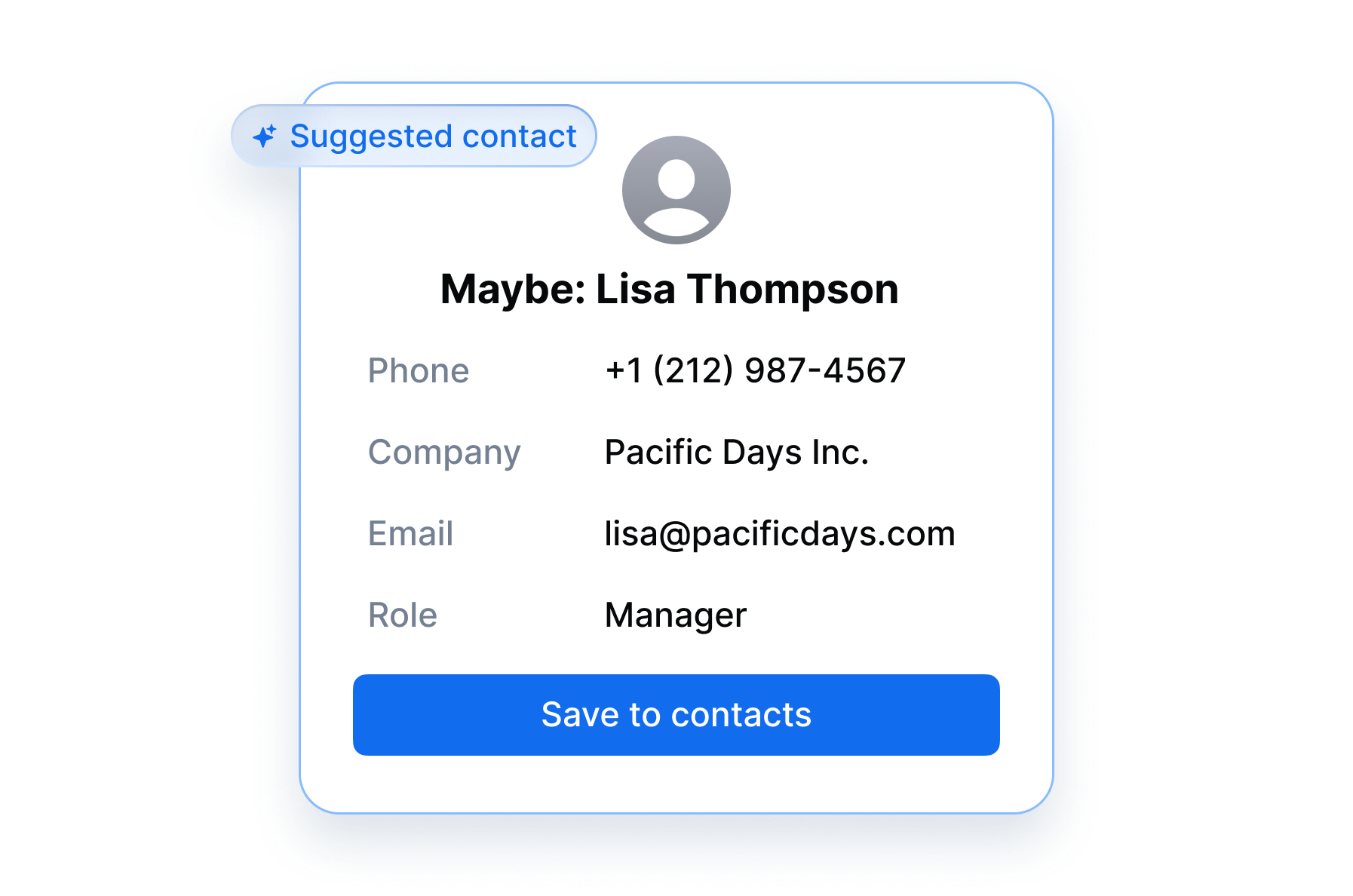 Never Miss a New Contact image