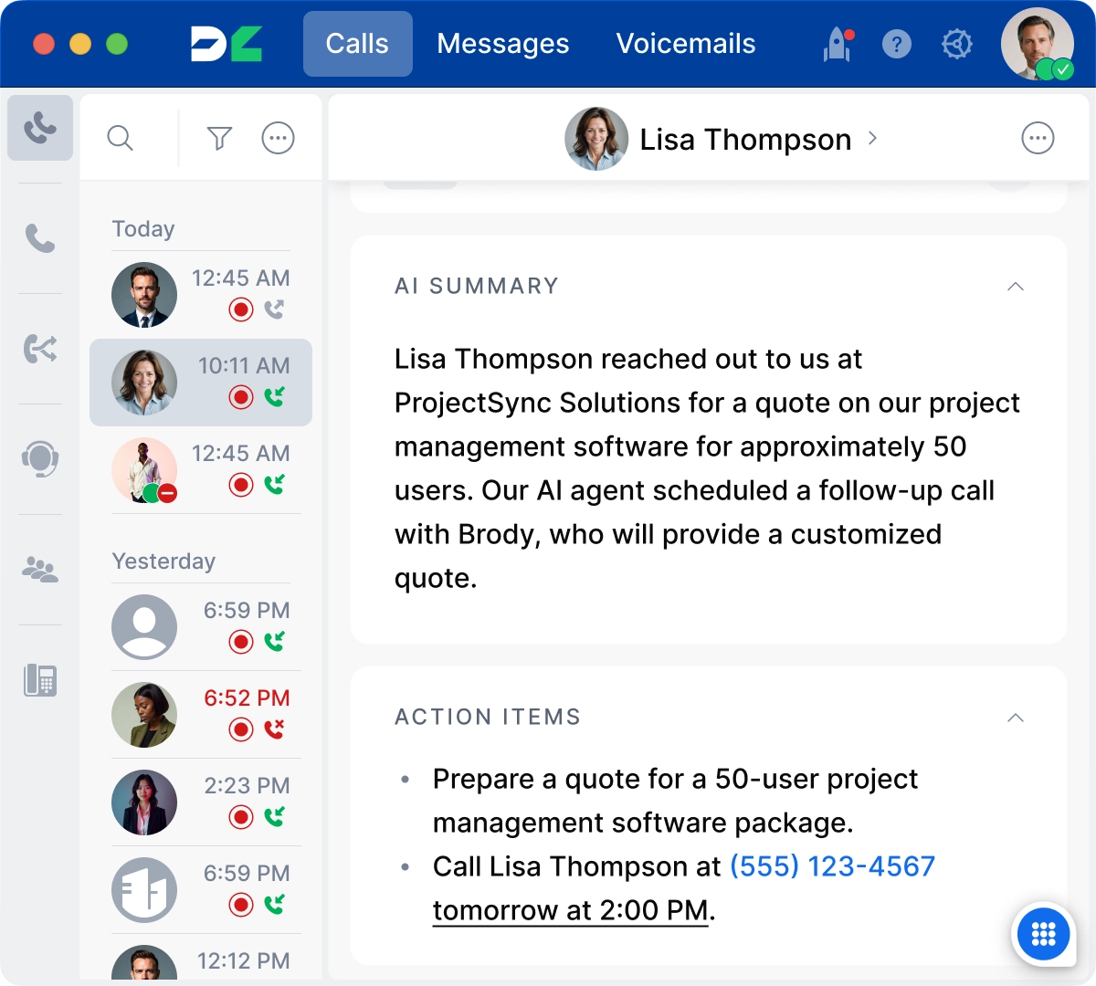 Gain insight into customer interactions