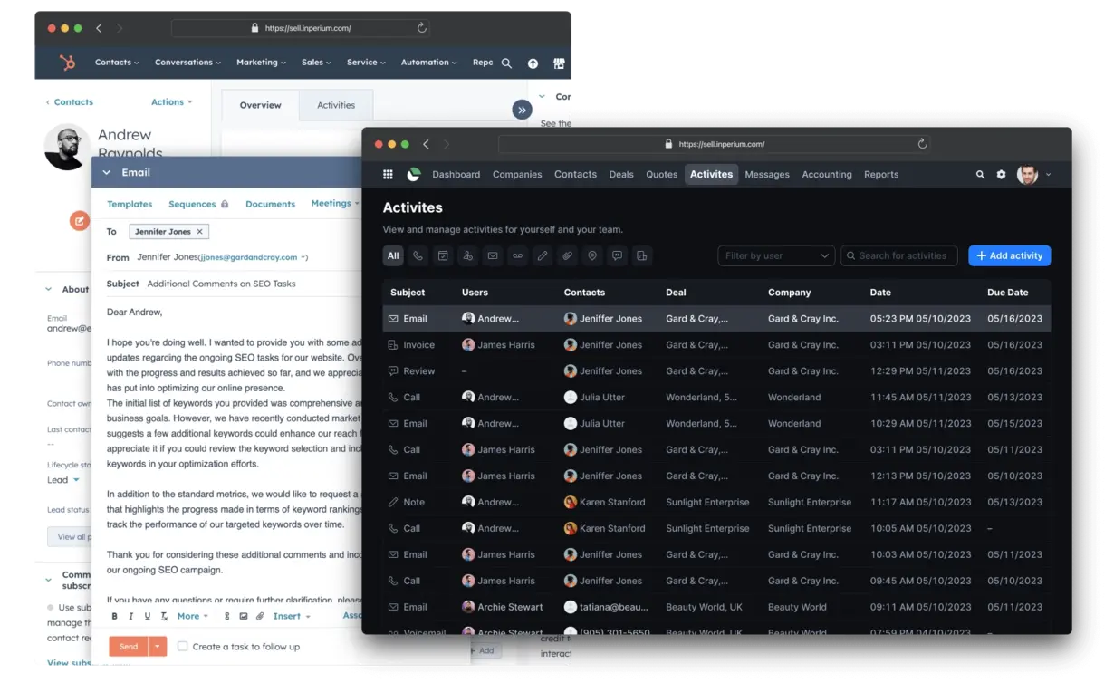 Hubspot integration in DialLink Integration Marketplace