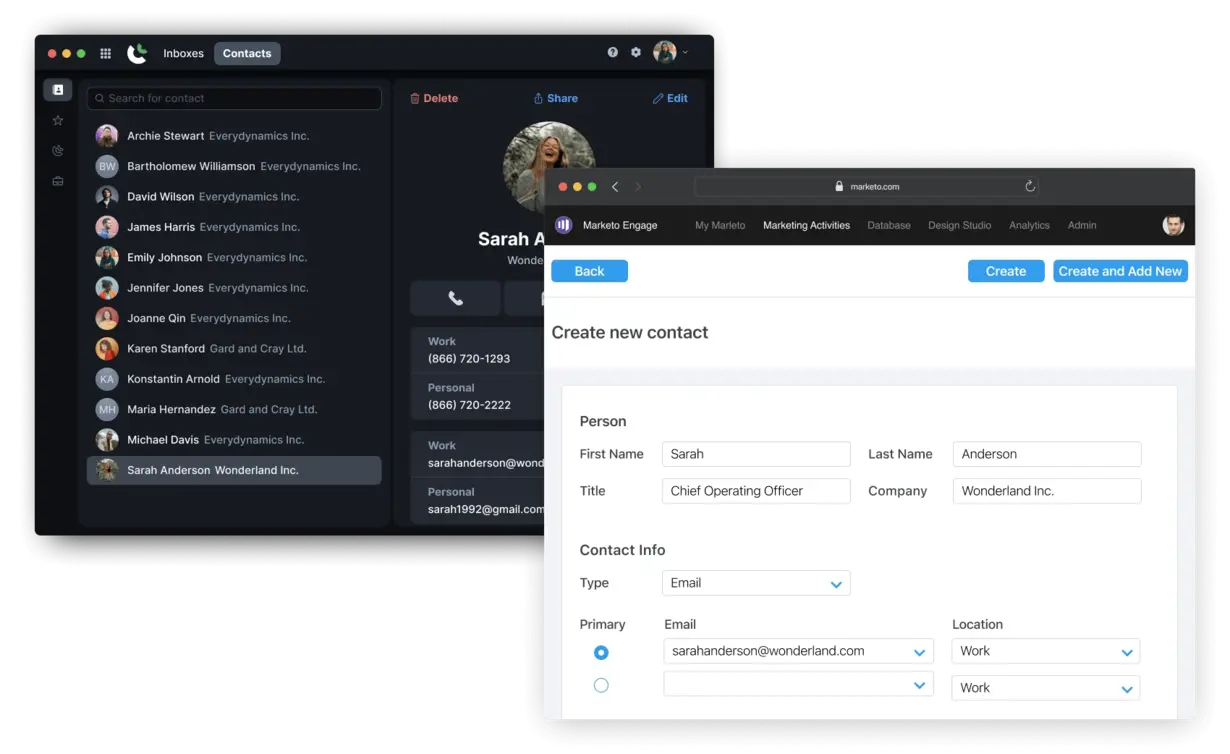 Mailchimp Integration in DialLink Integration Marketplace