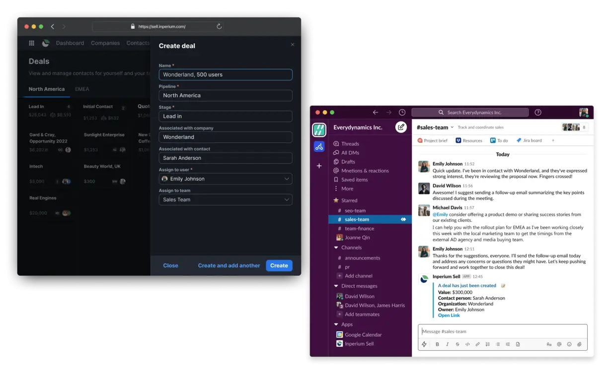 Slack integration for DialLink