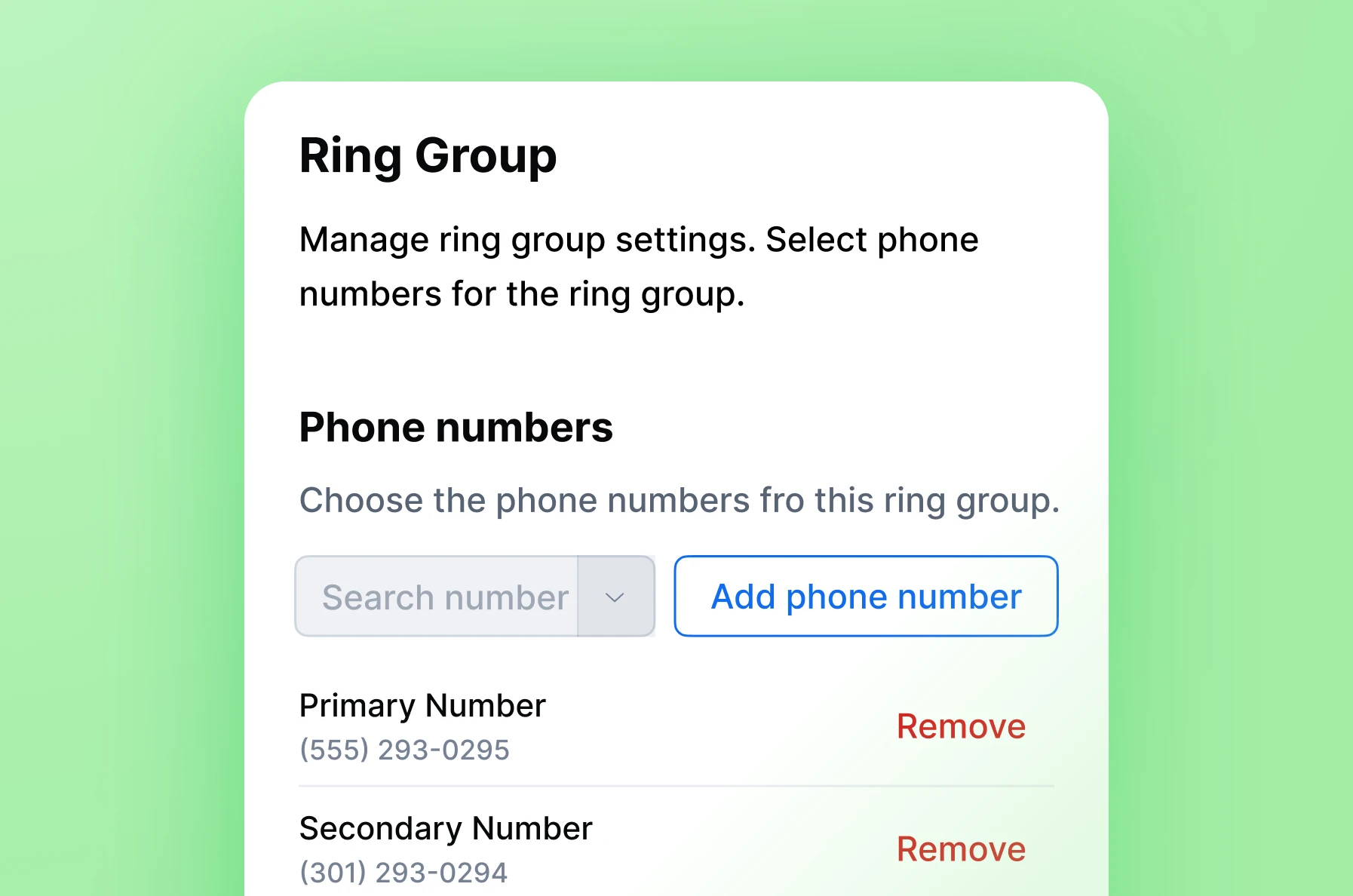 Ring Multiple Team Members at Once image
