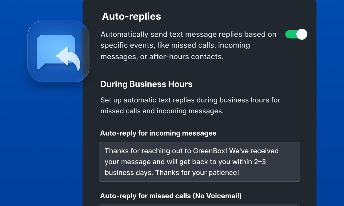 auto-replies