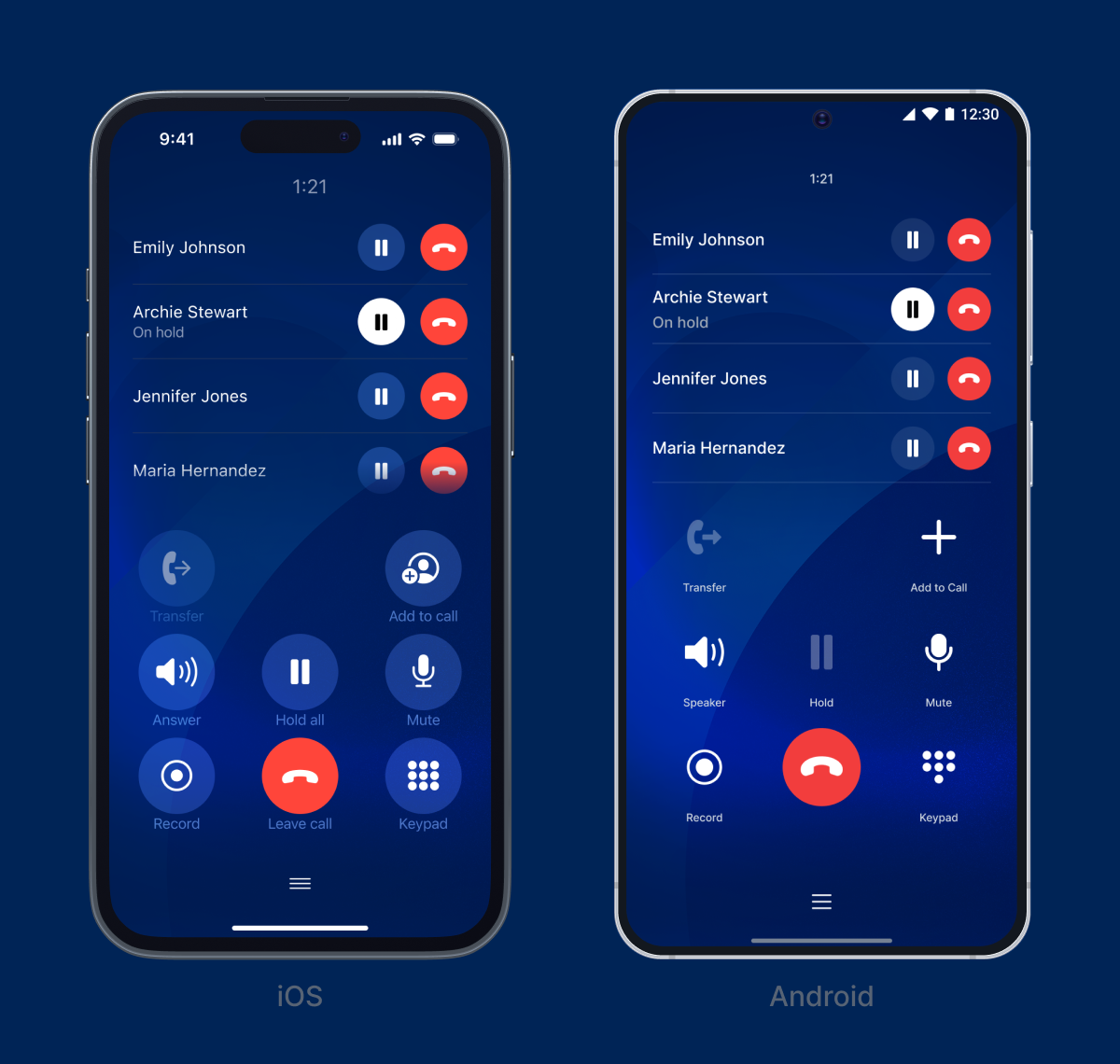 DialLink’s mobile app for Android and iOS
