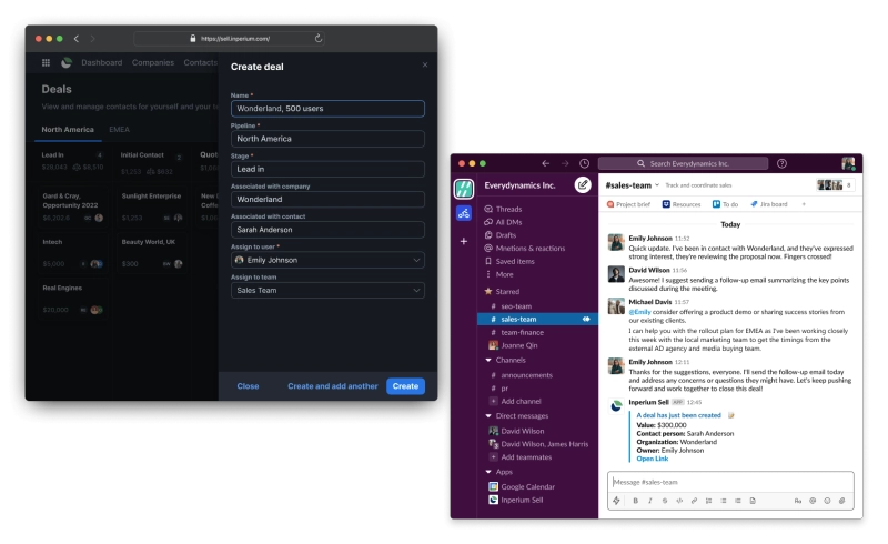 how it looks slack