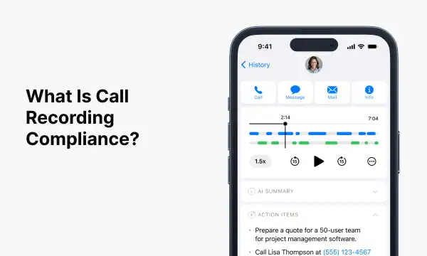 What Is Call Recording Compliance?